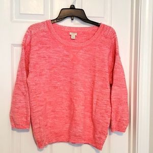 Pink J.Crew Sweater